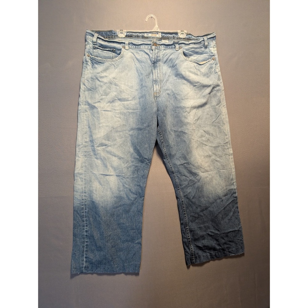 Old Navy Loose Jeans Mens 42x30 Blue Denim Cotton Straight Leg Medium Wash